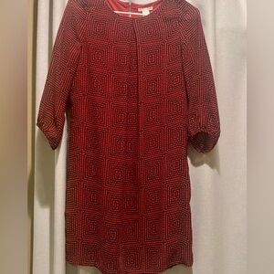 hm dress with zipper back